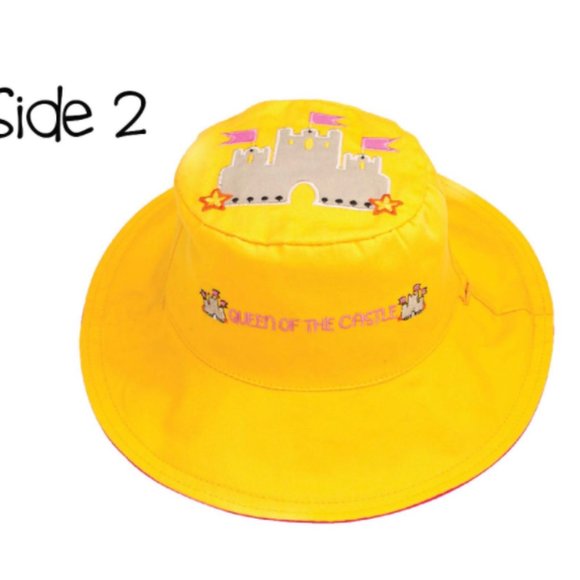 FlapJackKids Reversible Sun Ha -Mermaid/Sandcastle - Picture 3 of 6